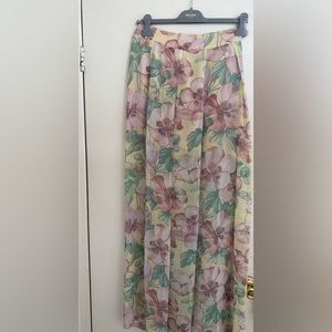 Zara floral pants